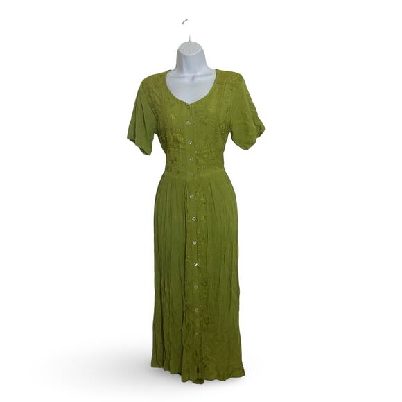 Select Green Maxi Dress - Picture 1 of 6